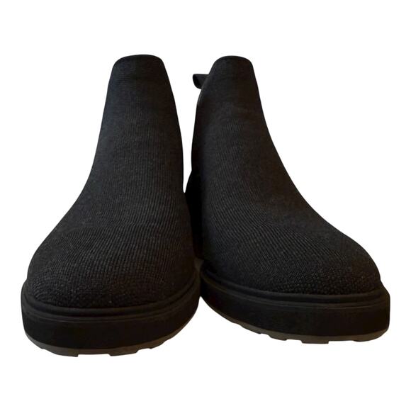 Rothys Merino Wool Chelsea Boots Black Gray Mens 13 - Picture 3 of 10